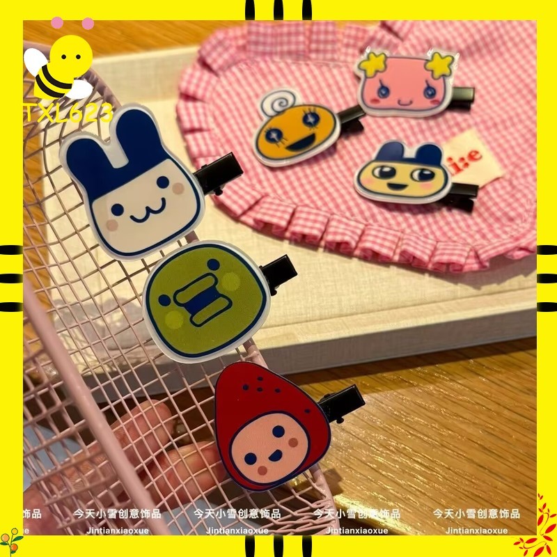 Women'S Accessories List - กิ๊บติดผมลายการ์ตูนเป็ดน้อย ซีรีส์ทามาก็อตจิ กิ๊บหนีบผมด้านข้าง น่ารัก หวานๆ สำหรับสาวๆ