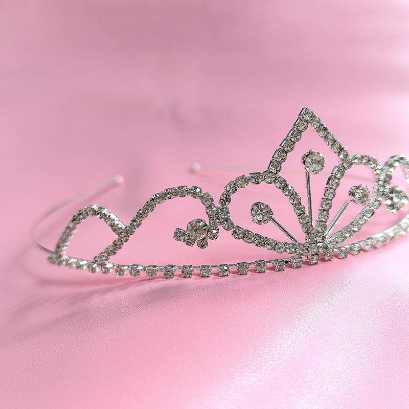 Women'S Accessories List - สีเงิน ไรน์สโตน มงกุฎเจ้าสาว คริสตัลหรูหรา มงกุฎเจ้าหญิง งานแต่งงาน