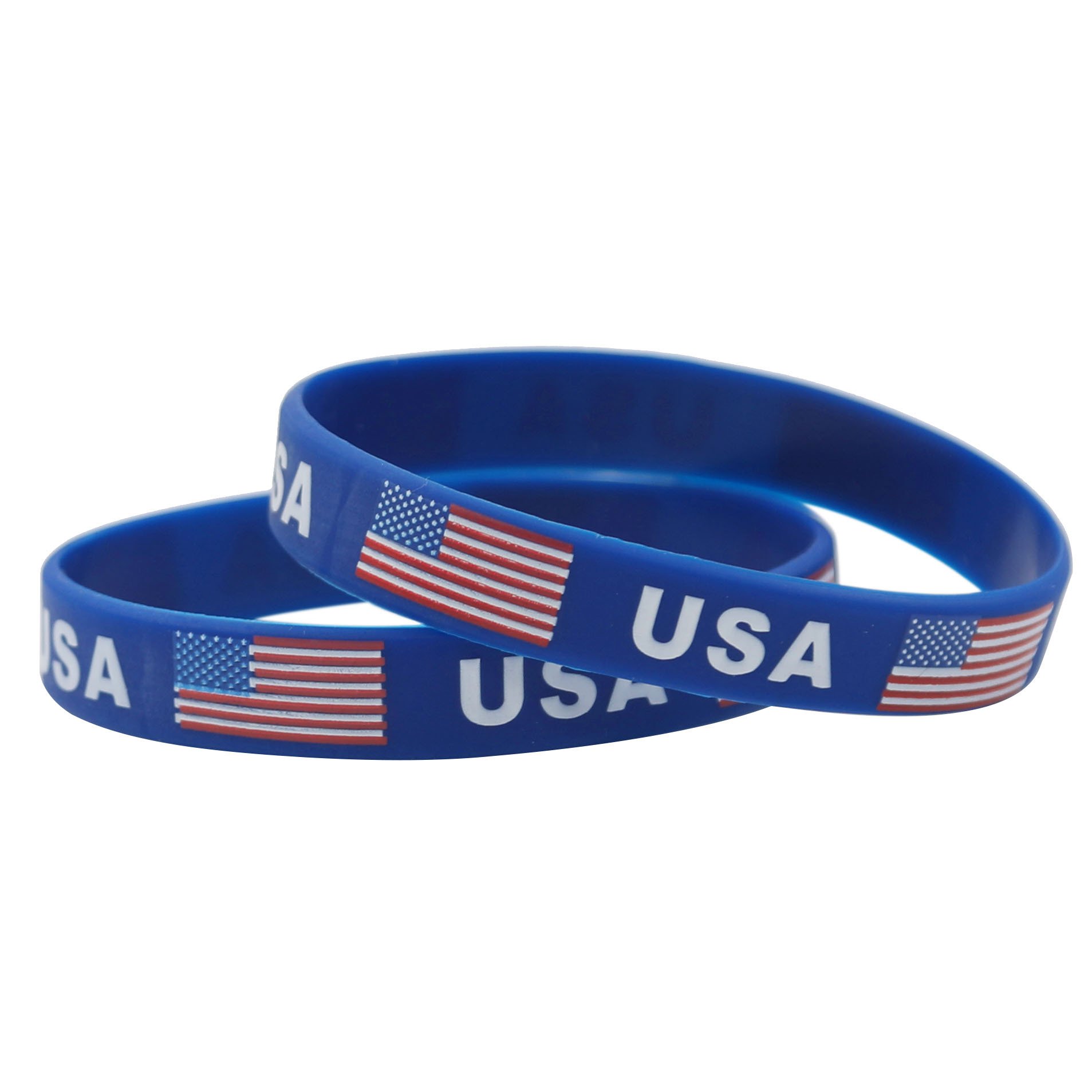 Women Accessories Usa - 2ชิ้นกำไลข้อมือธงสหรัฐอเมริกาสำหรับผู้ชายสายรัดข้อมือซิลิโคนกีฬาสำหรับผู้หญิงของขวัญอุปกรณ์สายรัดข้อมืออเมริกันยางรัดสหรัฐอเมริกา