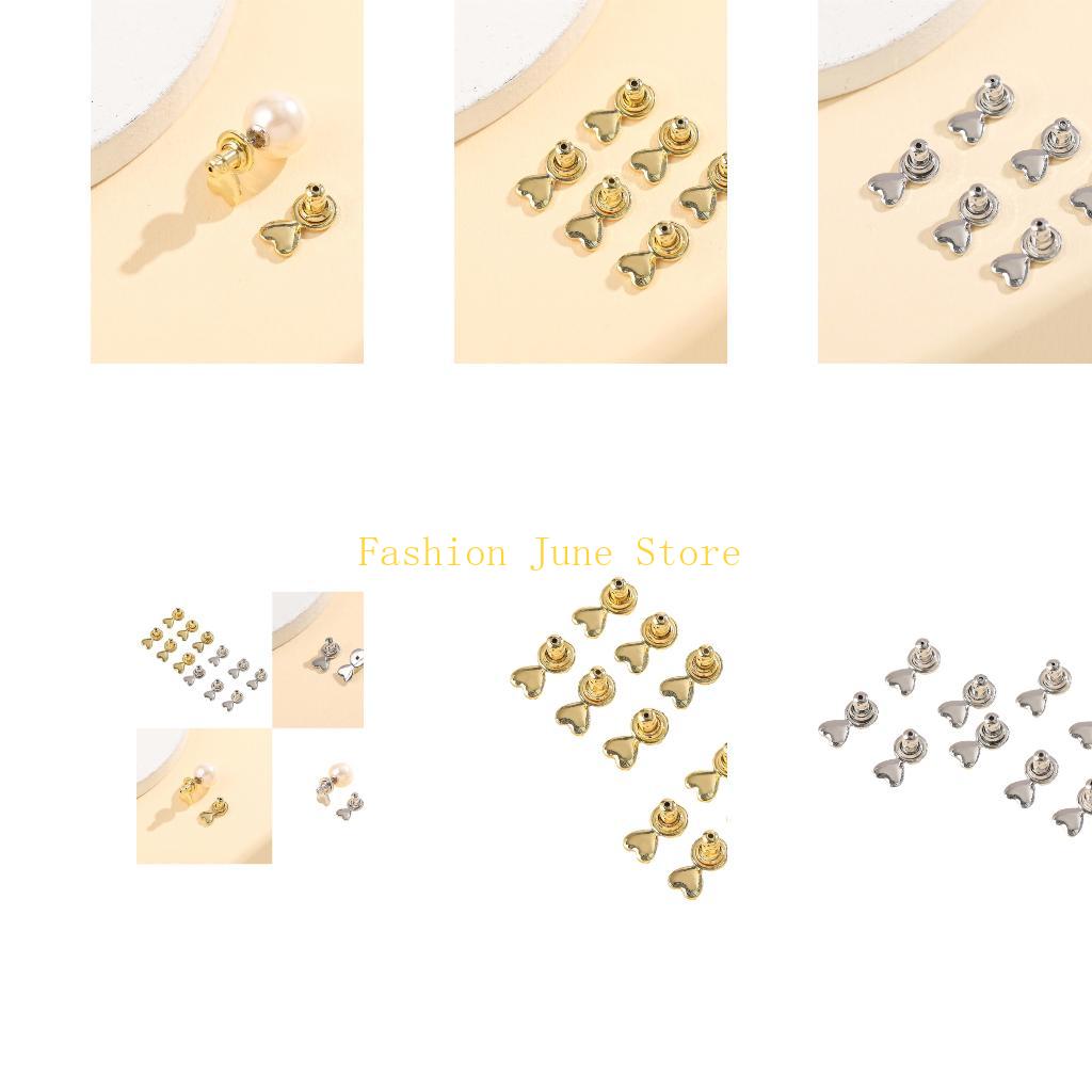 Women'S Ear Accessories - N5KA โลหะผสมทองแดง nonslip ต่างหูด้านหลังการออกแบบหัวใจยาวนาน