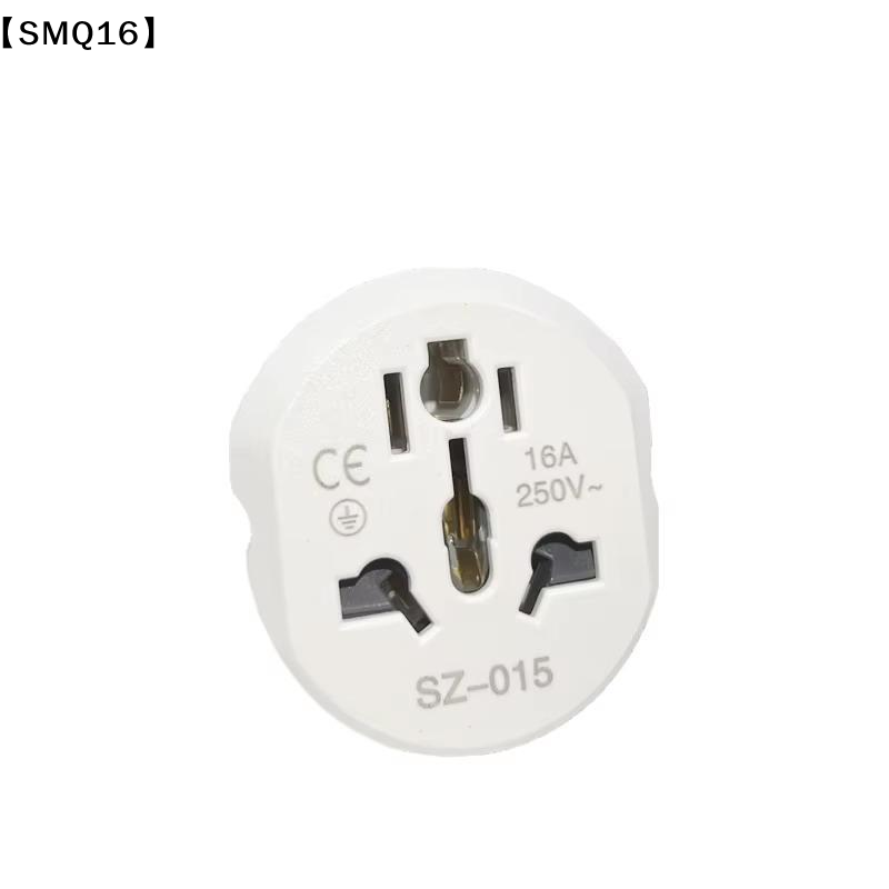 Women Accessories In Uk - อะแดปเตอร์แปลงไฟสำหรับการเดินทางแบบสากล 16A 250V ปลั๊กเกาหลี EU ซ็อกเก็ตทรงกลมคุณภาพสูง
