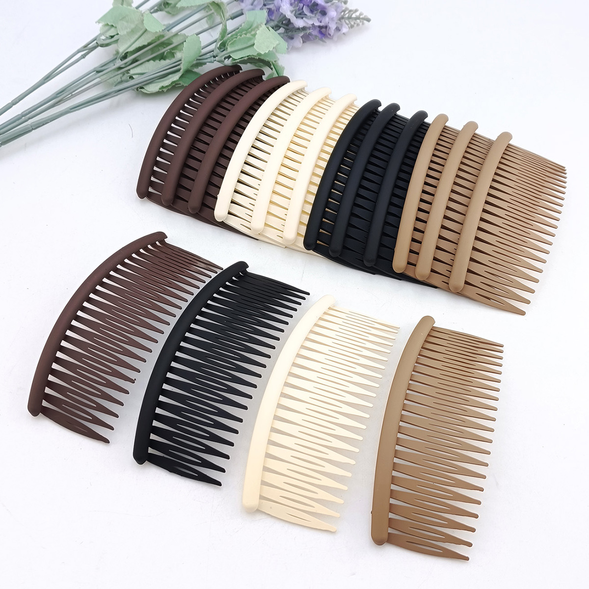 Women'S Accessories List - 1/12 PCS ผู้หญิงหวีผมขนาดใหญ่ Hairpin Bangs การจัดคงที่ผมหักแถบคาดศีรษะกลับหัวหวีอุปกรณ์เสริมผม