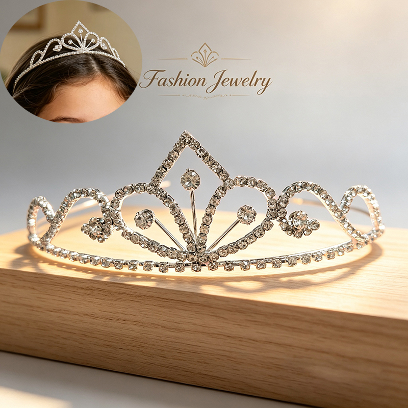 สีเงิน ไรน์สโตน มงกุฎเจ้าสาว ค - Women'S Accessories List บทวิจารณ์และราคา