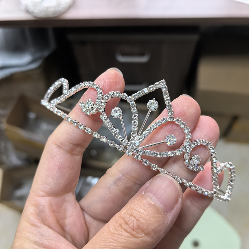 สีเงิน ไรน์สโตน มงกุฎเจ้าสาว ค - Women'S Accessories List บทวิจารณ์และราคา