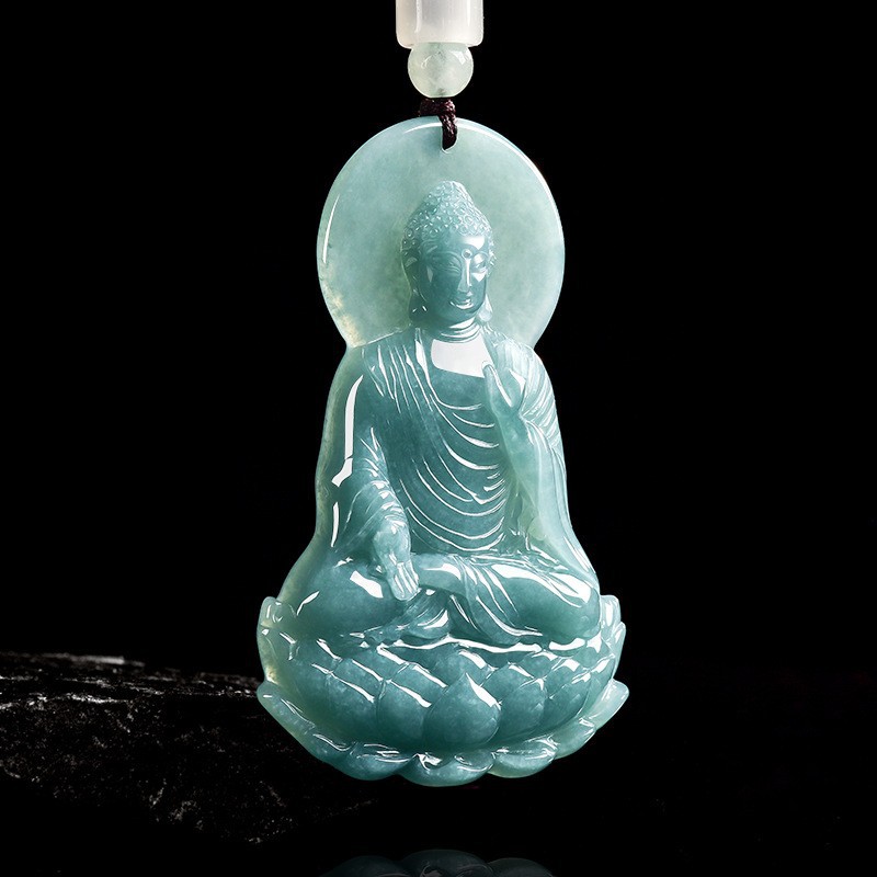 หยกพม่าธรรมชาติพระพุทธรูปจี้สร - Woman Accessory บทวิจารณ์และราคา