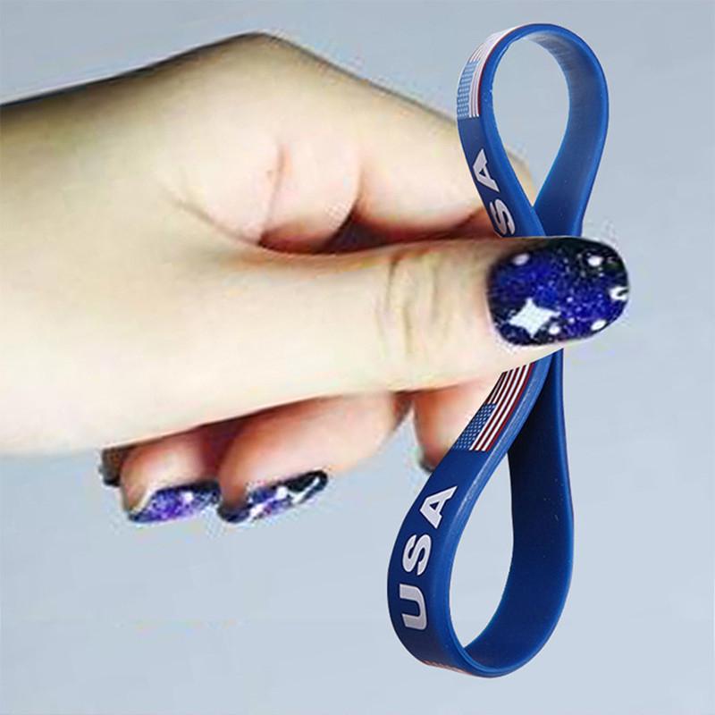 2ชิ้นกำไลข้อมือธงสหรัฐอเมริกาส - Women Accessories Usa บทวิจารณ์และราคา