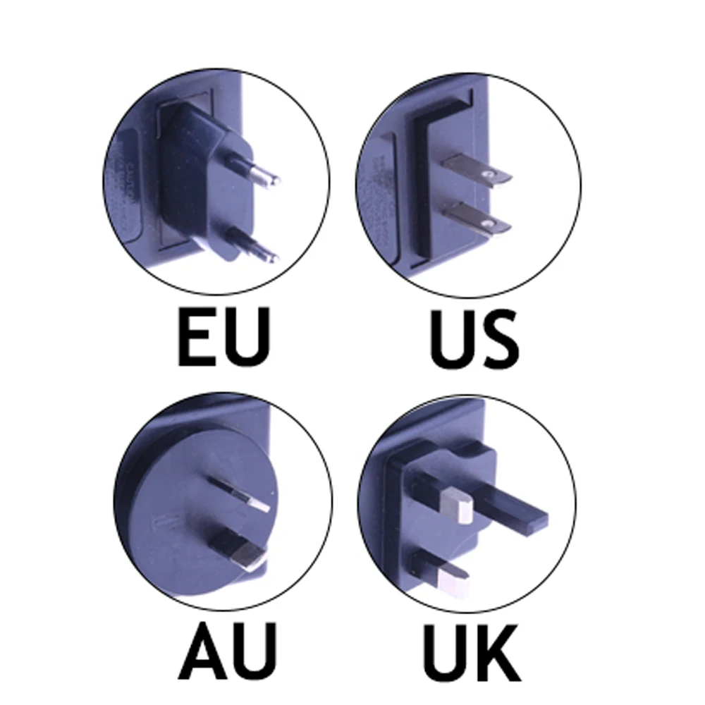 EU AU UK US ปลั๊ก12V 1A 5.5มม. - Women Accessories In Uk บทวิจารณ์และราคา