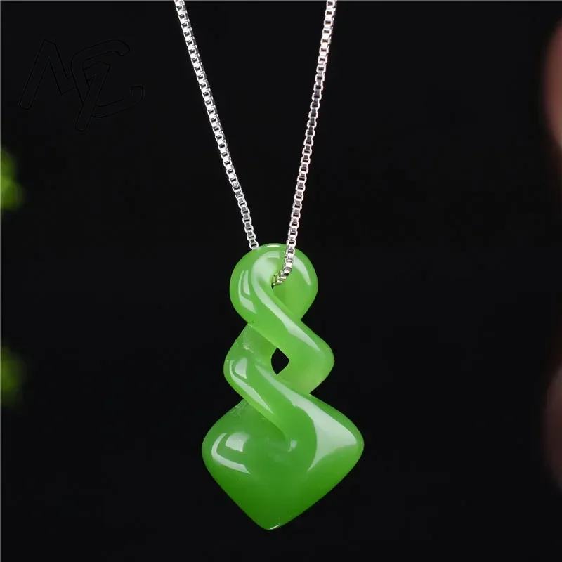 หยกธรรมชาติ Hetian สีเขียวจี้อ - Women Accessories Dropshipping บทวิจารณ์และราคา