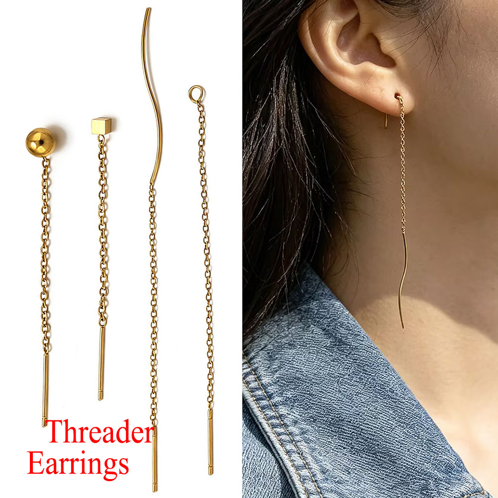 ต่างหูแบบห้อยยาว 10 ชิ้น ทำจาก - Women'S Ear Accessories บทวิจารณ์และราคา