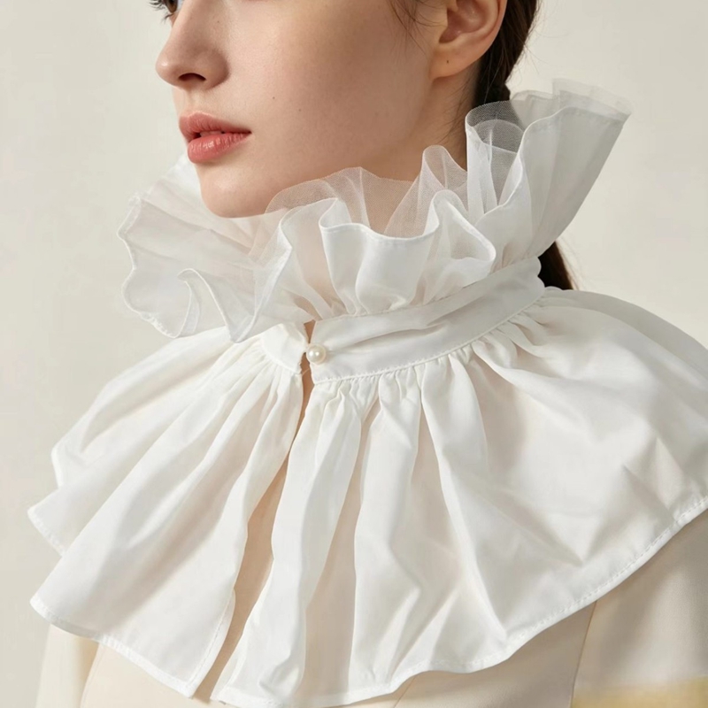 ปลอกคอปลอมแบบถอดได้พร้อมระบายส - Woman Accessory บทวิจารณ์และราคา