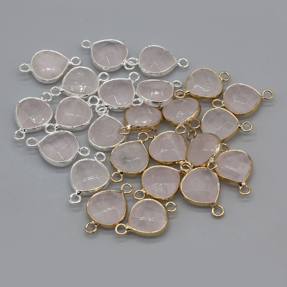 2pcs หินธรรมชาติตัวเชื่อมต่อไข - Women Accessories Dropshipping บทวิจารณ์และราคา