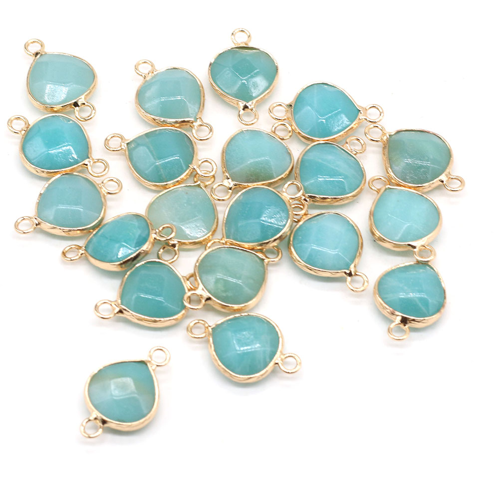 2pcs หินธรรมชาติตัวเชื่อมต่อไข - Women Accessories Dropshipping บทวิจารณ์และราคา