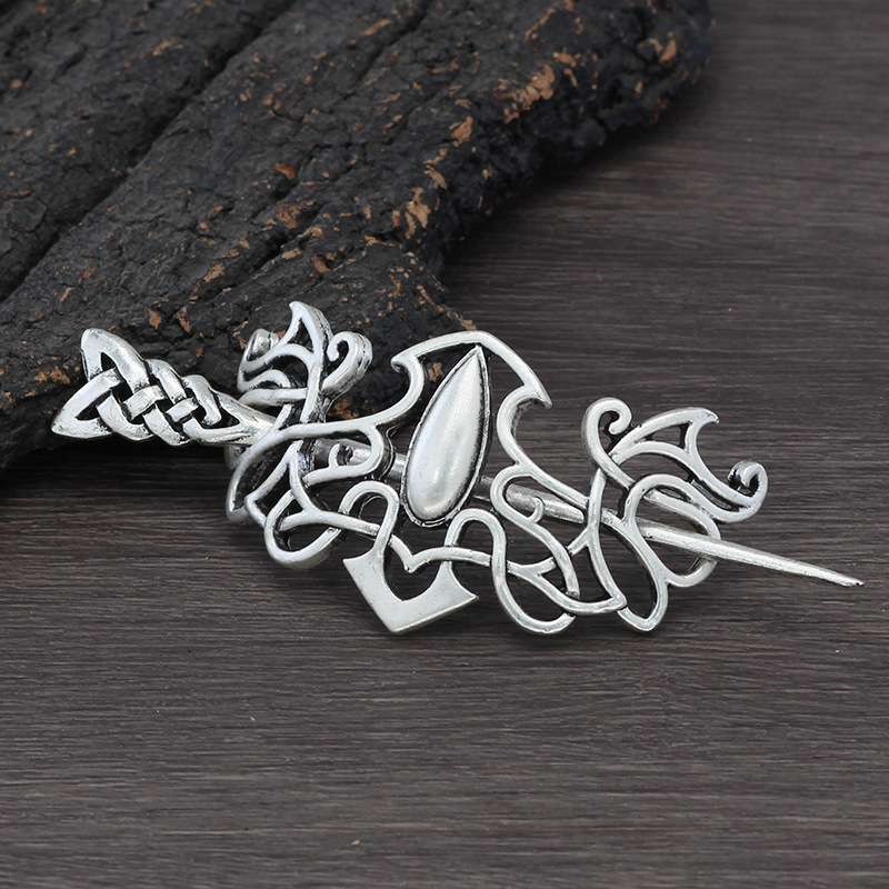 กิ๊บติดผมโลหะผสมสไตล์ฮิปฮอปพัง - Women'S Viking Accessories บทวิจารณ์และราคา