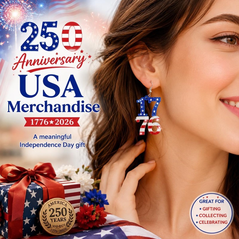 สินค้าที่ระลึกครบรอบ 250 ปีสหร - Women Accessories Usa บทวิจารณ์และราคา
