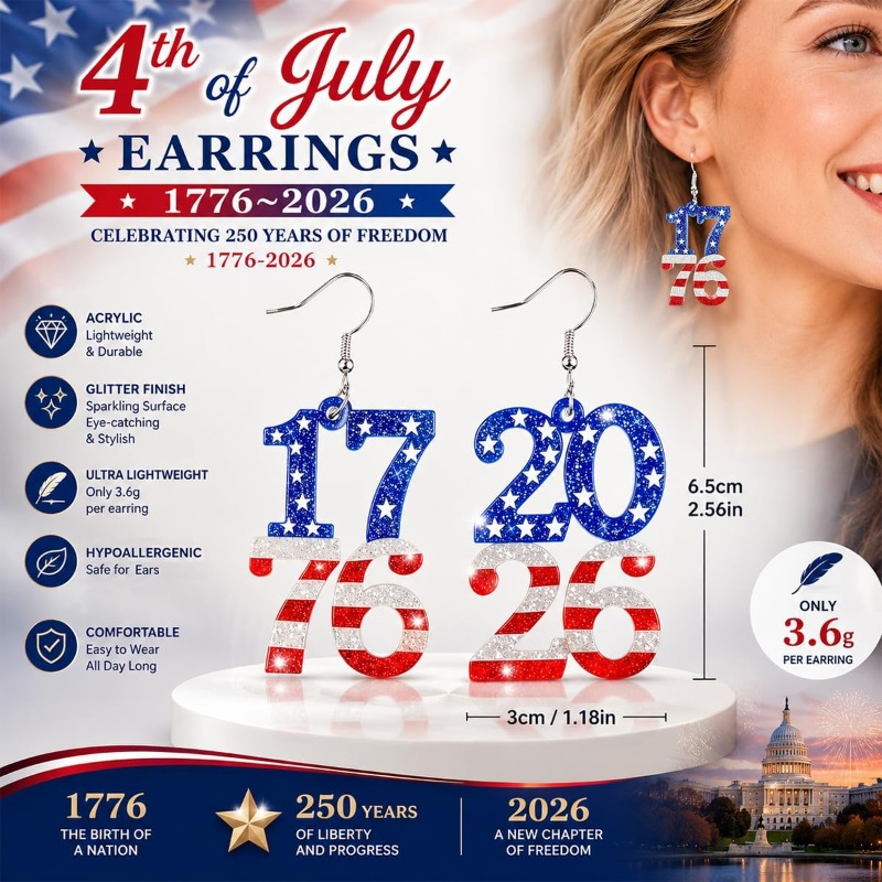 สินค้าที่ระลึกครบรอบ 250 ปีสหร - Women Accessories Usa บทวิจารณ์และราคา